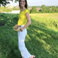 Stretch Twill Hose mit weitem Bein👖
