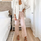 Stretch Twill Hose mit weitem Bein👖