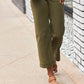 Stretch Twill Hose mit weitem Bein👖