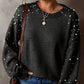 🔥2025 NEW SALE🔥Damen Kunstperlen Rundhals-Pullover Pullover