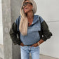 🔥HEISSER VERKAUF 48% - Damen-Jeansjacke mit Kapuze und Kordelzug
