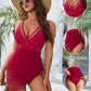Sexy einteiliges Mesh-Badekleid für Damen