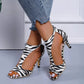 【🔥EU 35-43】👡2025 Neue modische Damenschuhe mit römischem Absatz