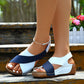🔥Ultra-bequeme orthopädische Sandalen mit schrägem Absatz für Frauen