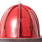Vogelhaus mit hängendem Feuerwehrhelm für den Außenbereich