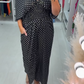 🌷49% OFF💙 - Polka Dot Printed Elastic Waist Jumpsuit