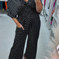 🌷49% OFF💙 - Polka Dot Printed Elastic Waist Jumpsuit