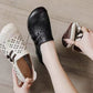 Modische Schuhe für Damen mit runder Zehenpartie und klobigem Absatz