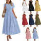 💃 Damen Sommer 2025 Casual Midi Maxi Kleider 💞