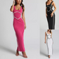 💕Was soll ich morgen anziehen?💕Damen ärmelloses Bodycon Kleid mit Rückenschlitz