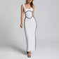 💕Was soll ich morgen anziehen?💕Damen ärmelloses Bodycon Kleid mit Rückenschlitz
