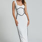 💕Was soll ich morgen anziehen?💕Damen ärmelloses Bodycon Kleid mit Rückenschlitz