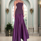 💃Elegantes schulterfreies langes Kleid in A-Linie