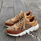 Elegante Freizeitschuhe mit Leopardenmuster für Frauen