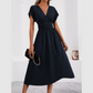 🎉Limitierter Verkauf🎉Damen-Kleid mit V-Ausschnitt und eingezogener Taille