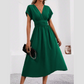 🎉Limitierter Verkauf🎉Damen-Kleid mit V-Ausschnitt und eingezogener Taille