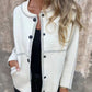 💗Frühlings-Essentials 💗Damen Strickjacke mit Knöpfen