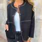 💗Frühlings-Essentials 💗Damen Strickjacke mit Knöpfen
