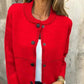 💗Frühlings-Essentials 💗Damen Strickjacke mit Knöpfen