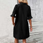 Elegantes Damen-Hemdkleid mit Rüschenärmeln