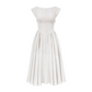 Elegantes Midikleid mit fließendem Korsett