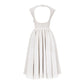 Elegantes Midikleid mit fließendem Korsett