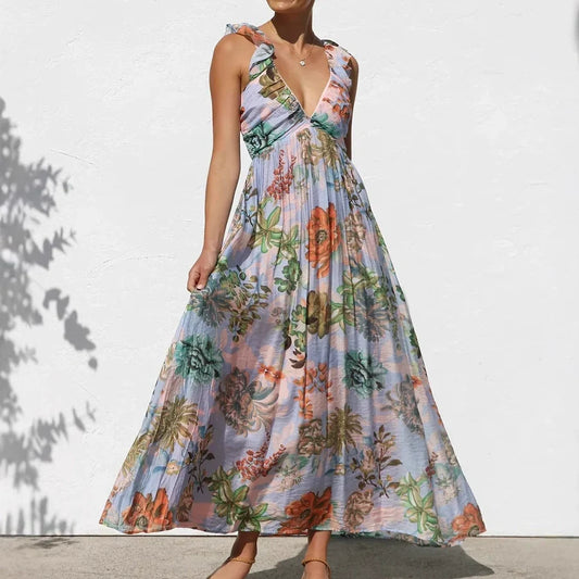 Bohemian Sunset Romance Kleid