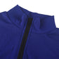 Einfarbiger nahtloser Jumpsuit mit halbem Reißverschluss