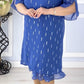 Charmantes, modisches, leichtes und lockeres Kleid mit Print