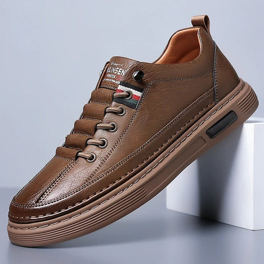 Italienische handgefertigte Leder Fahr atmungsaktiv Freizeitschuhe