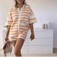 Cardigan und Shorts für Frauen im 2-Teiligen Set