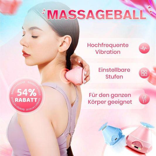 Elektrisches Vibrationsmassagegerät mit Heißkompressen und Faszienball