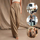 Weite Hose mit hoher Taille und Taschen für Damen