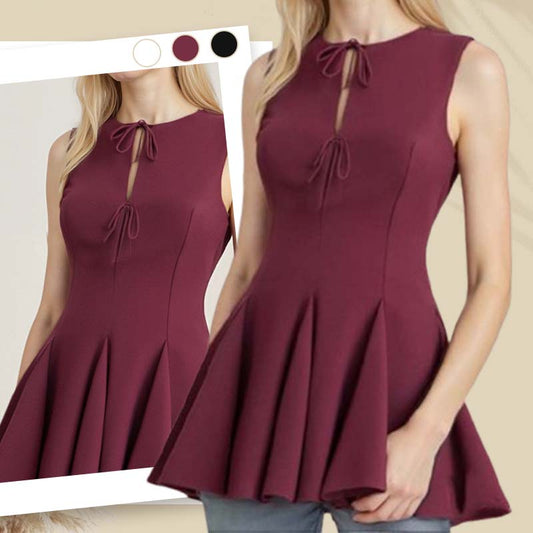 Sexy Minikleid mit Schleifenmuster für Frauen