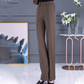 Lässige, hoch geschnittene Hose mit geradem Bein für Frauen