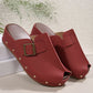 Damen Komfort-Peep-Toe-Plattform-Sandaletten