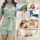 Modisches 2-teiliges Set aus Hemd mit Fliege und Shorts