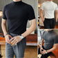 Lässiger Slim Fit Pullover für Herren mit kurzen Ärmeln