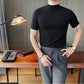 Lässiger Slim Fit Pullover für Herren mit kurzen Ärmeln