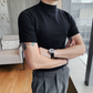 Lässiger Slim Fit Pullover für Herren mit kurzen Ärmeln