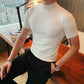 Lässiger Slim Fit Pullover für Herren mit kurzen Ärmeln