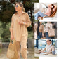 Klassisches Button-Down-Hemd & Kordelzug-Hose im Set