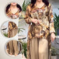 Trendy Print Top & Hose für Frauen Zweiteiliges Set