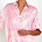 Lässiges bedrucktes Kurzarm-Shirt & Shorts 2-teiliges Set