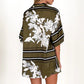Lässiges bedrucktes Kurzarm-Shirt & Shorts 2-teiliges Set