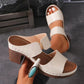 Stilvolle Damen-Sandalen mit offenem Zehenbereich und klobigem Absatz