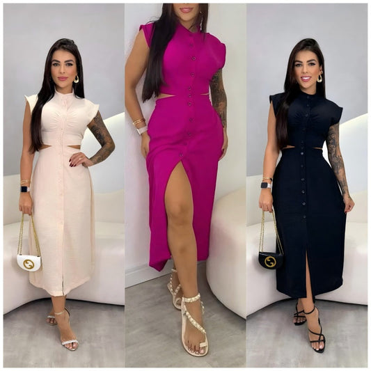 ⏳Begrenzte Zeit 50% Rabatt💥Elegantes Kleid mit geteilten Ärmeln für Damen