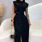 ⏳Begrenzte Zeit 50% Rabatt💥Elegantes Kleid mit geteilten Ärmeln für Damen