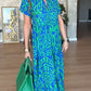 Lässiges Damenkleid mit Print und A-Linien-Schnitt