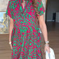 Lässiges Damenkleid mit Print und A-Linien-Schnitt